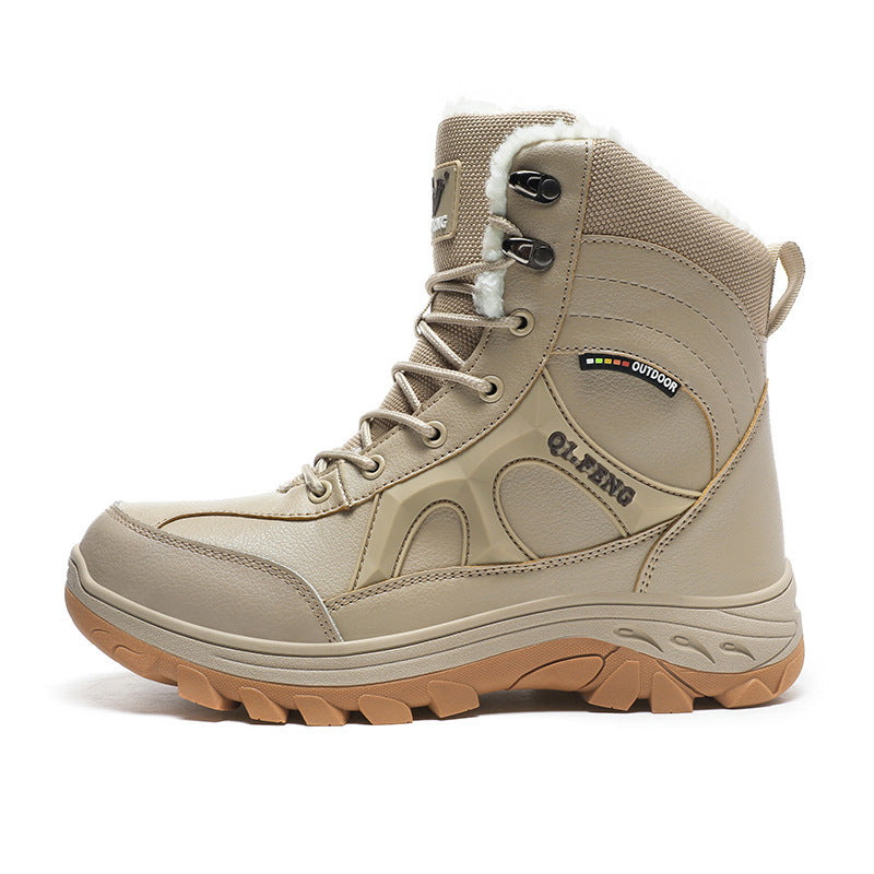 Damen isolierte Winterstiefel mit rutschfester Sohle und warmem Innenfutter R&B