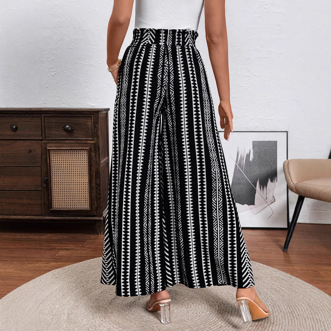 Damen Weit geschnittene elegante Sommerhose R&B