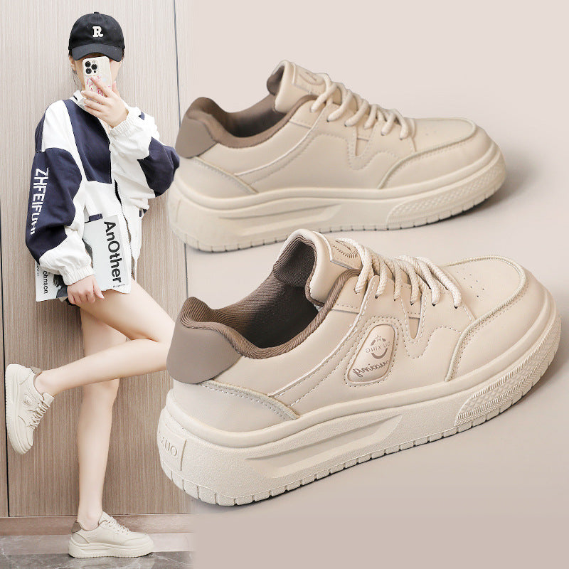 Damen modische Plateausneaker mit atmungsaktivem Obermaterial und rutschfester Sohle R&B