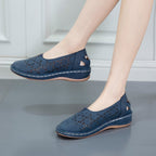 Damen Bequeme Ballerinas mit Luftlöchern