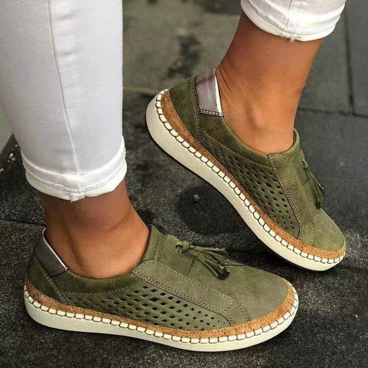 Damen Elegante und atmungsaktive Slip-On Sneakers R&B