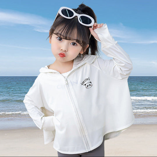 Damen leichte UV-Schutzjacke mit Kapuze und Reißverschluss R&B