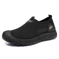 Damen Sportliche Slip-On Freizeitschuhe mit atmungsaktiver Struktur R&B