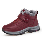 Damen Winterstiefel mit dickem Futter und rutschfester Sohle R&B