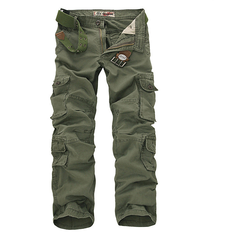 Herren Multifunktionale Cargo-Hose mit verstellbarem Bund und zahlreichen Taschen R&B