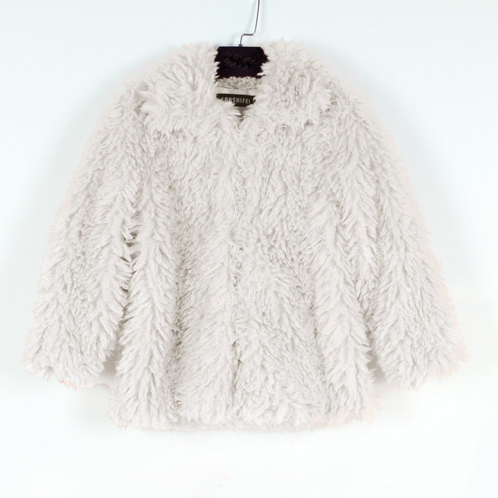 Damen Kuschelige und voluminöse Teddyjacke R&B