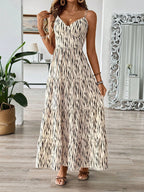 Damen Maxikleid mit trägerlosem Design und fließendem Schnitt R&B