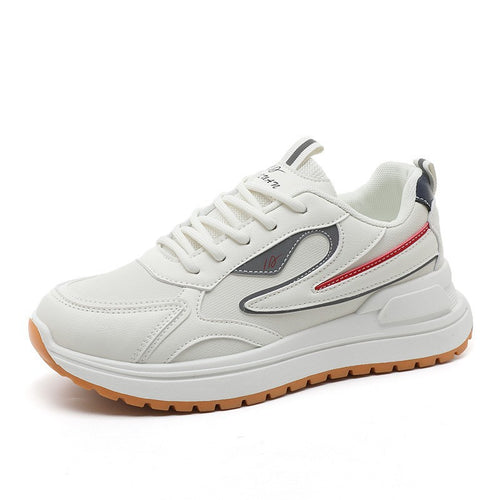Damen sportliche Freizeitsneaker mit atmungsaktiver Mesh-Oberfläche und rutschfester Sohle R&B