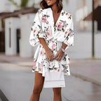 Damen Sommerkleid im lässigen Chiffon-Stil R&B