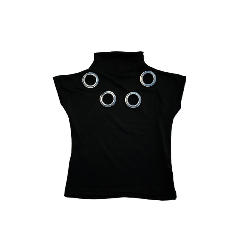 Damen T-Shirt mit einzigartigen Ösen R&B