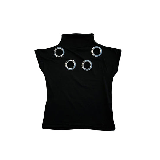 Damen T-Shirt mit einzigartigen Ösen R&B