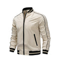 Herren sportliche Freizeitjacke im College-Stil