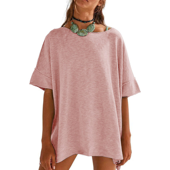 Damen Oversized Relaxed Fit T-Shirt R&B