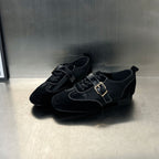 Damen elegante Loafers mit modischem Schnallenverschluss R&B