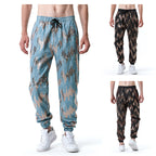 Herren Freizeithose mit Glitzer-Effekt und elastischem Bund