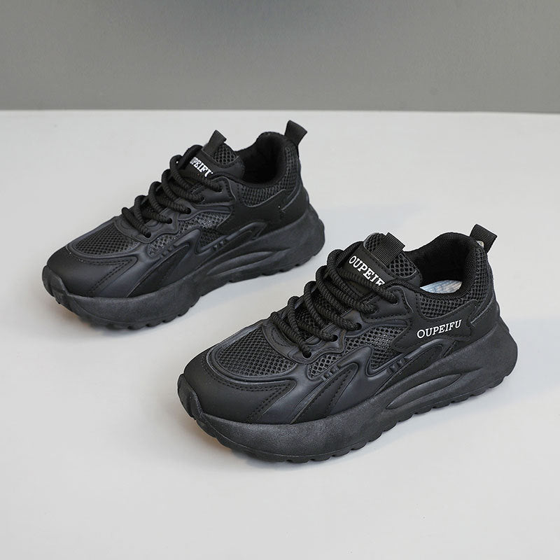 Damen moderne Sneaker mit atmungsaktiver Mesh-Oberfläche und dämpfender Sohle R&B