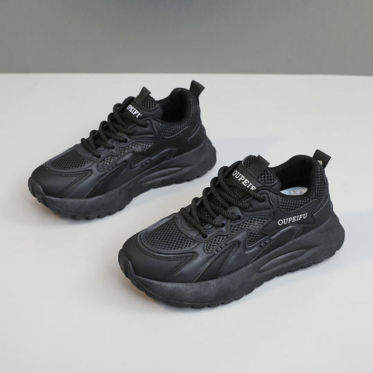 Damen moderne Sneaker mit atmungsaktiver Mesh-Oberfläche und dämpfender Sohle R&B