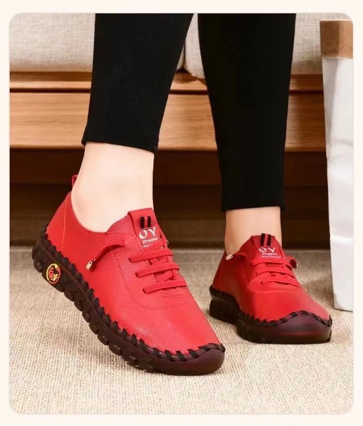 Damen Bequeme und stilvolle Freizeit-Schuhe mit elastischem Schnürsystem R&B