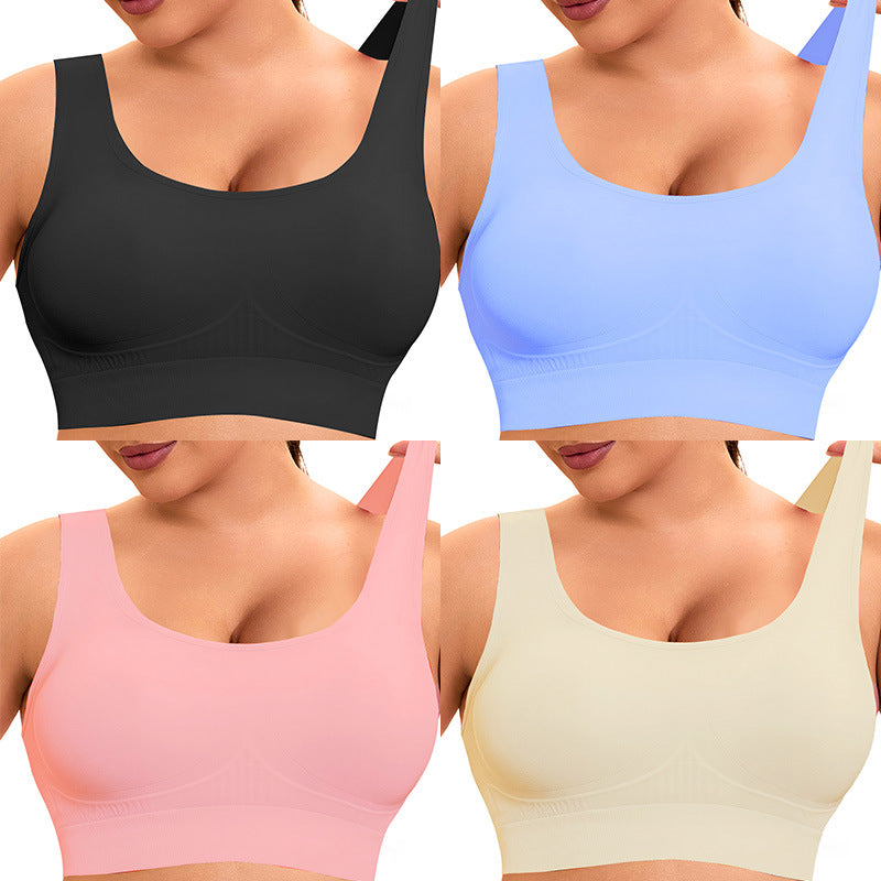 Damen Komfort-BH mit nahtlosem Design und stützendem Unterbrustband R&B