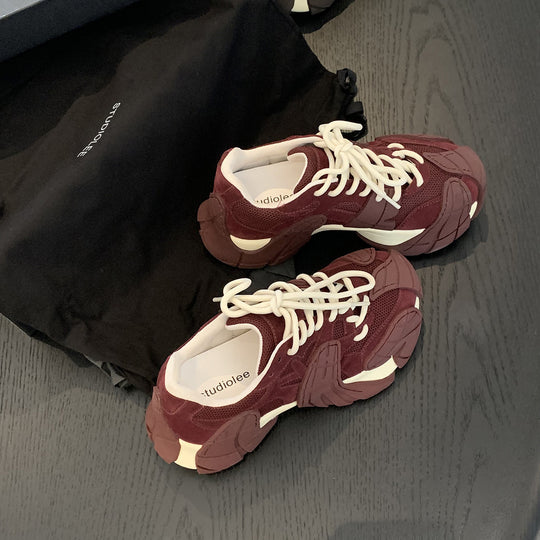 Damen Sportliche Sneakers mit robustem Design und atmungsaktiver Mesh-Oberfläche R&B