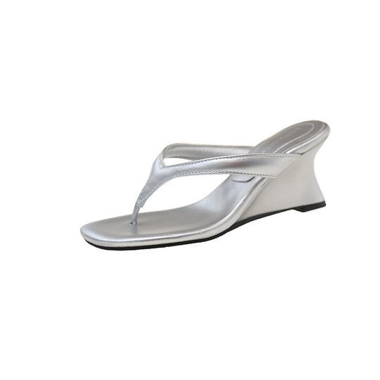Damen Elegante Zehentrenner mit komfortablem Wedge-Absatz R&B