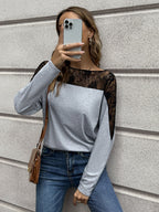 Damen T-Shirt mit Spitze und modischem Schnitt