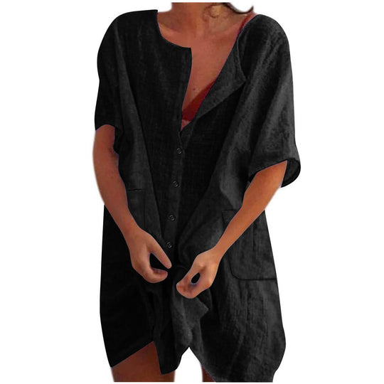 Damen lässiges Strandkleid R&B