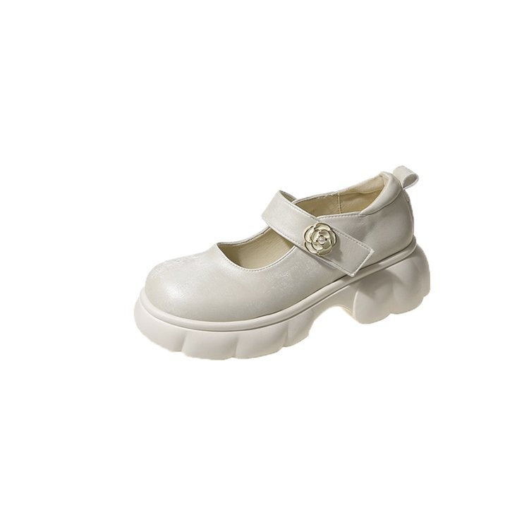 Damen modische Mary Jane Schuhe mit dekorativer Schnalle und komfortabler Sohle R&B