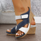 Damen bequeme Wedge Sandalen R&B