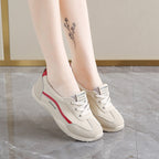 Damen sportliche Sneakers mit atmungsaktivem Obermaterial und flexiblem Sohlenprofil R&B