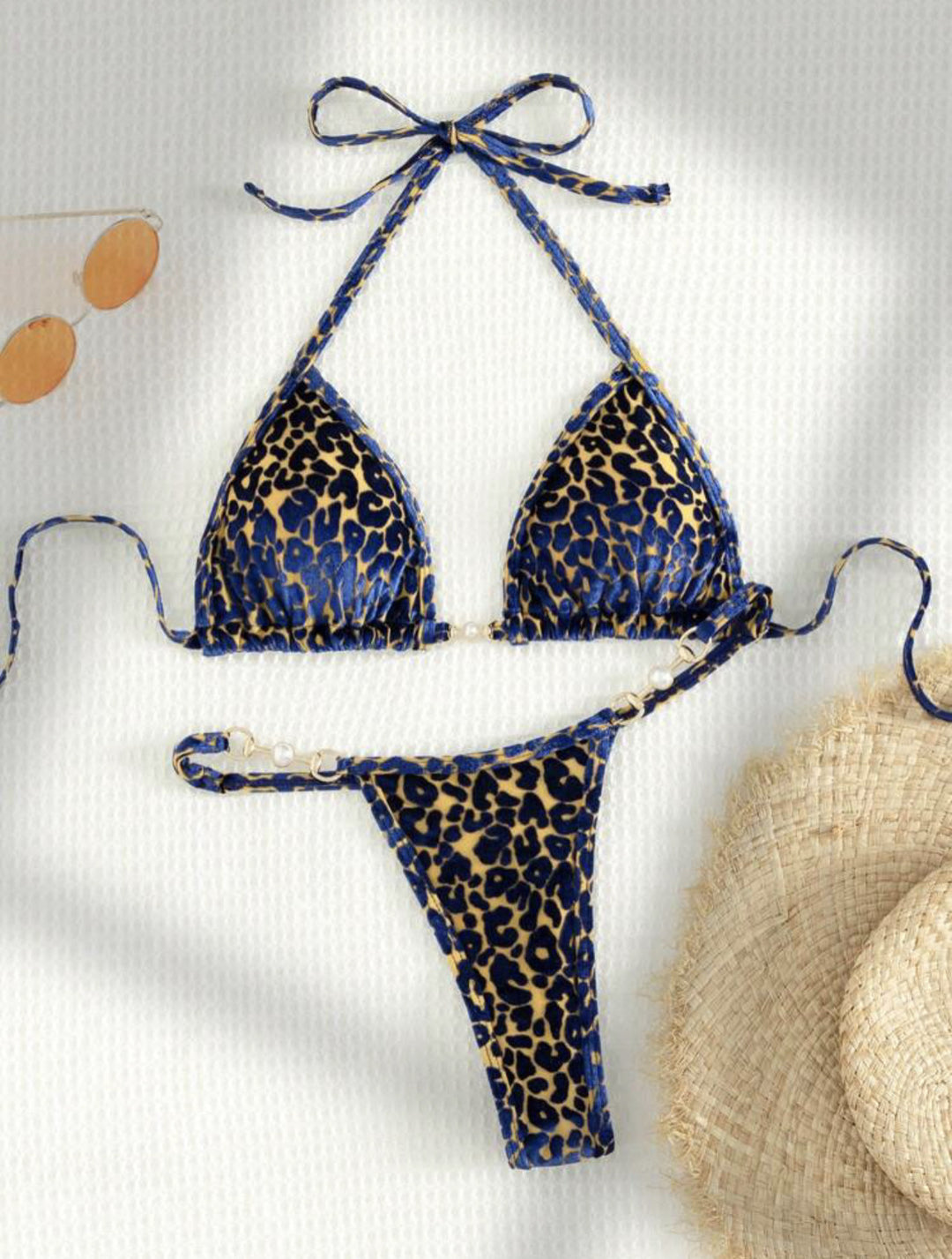 Damen Triangel-Bikini mit dekorativen Akzenten und raffiniertem Schnitt R&B