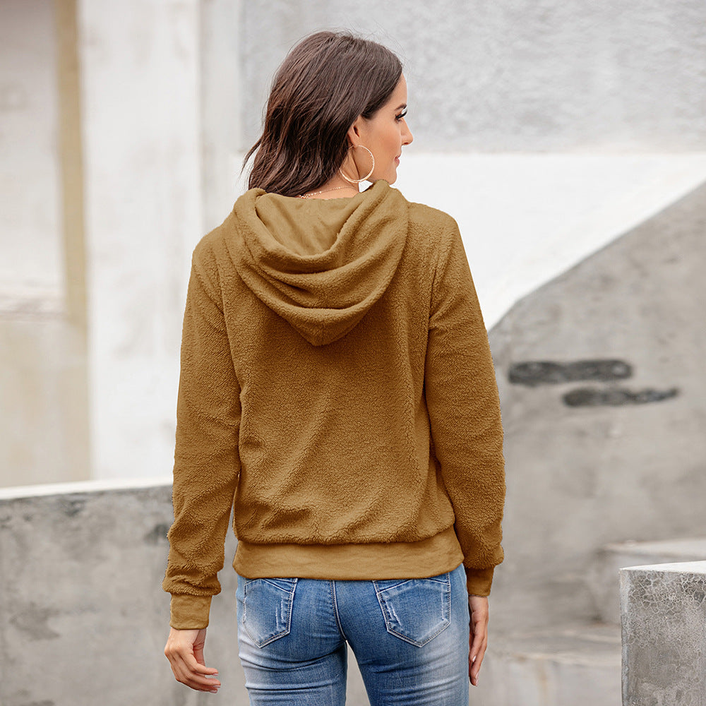 Damen kuscheliger Oversized Hoodie R&B