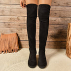 Damen Stiefel mit lässigem Raffungseffekt R&B