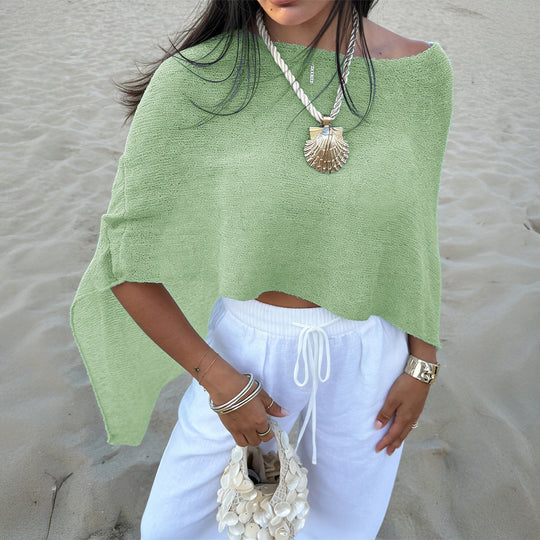 Damen Ethno-Badeset mit Fransen und asymmetrischem Design R&B