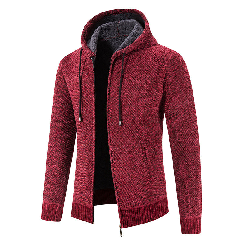 Herren Kapuzenjacke mit weichem Innenfutter und innovativem Design R&B