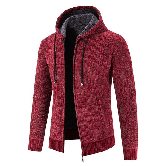 Herren Kapuzenjacke mit weichem Innenfutter und innovativem Design R&B