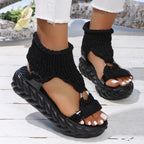 Damen modische Plateau Sandalen R&B