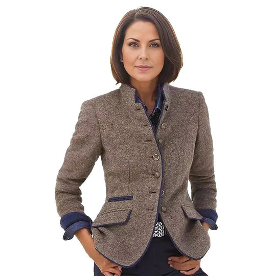 Damen elegante Wolljacke R&B