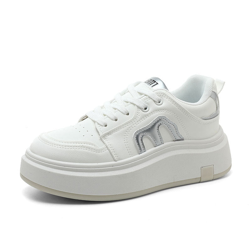 Damen Plateau Sneakers mit modernem Design und bequemer Dämpfung R&B