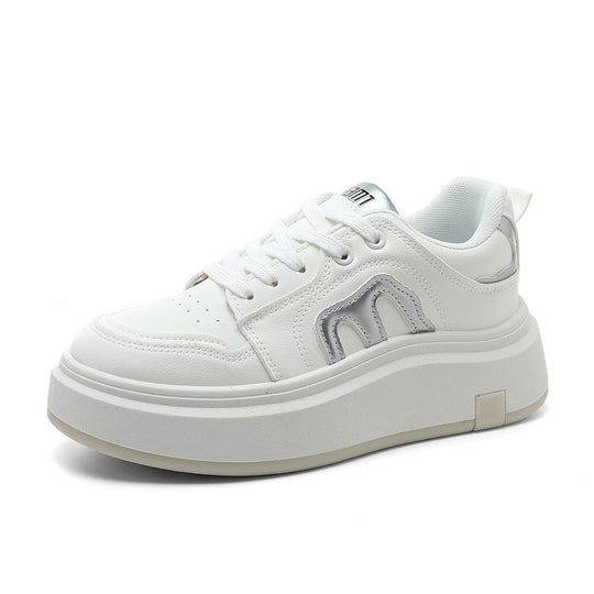 Damen Plateau Sneakers mit modernem Design und bequemer Dämpfung R&B