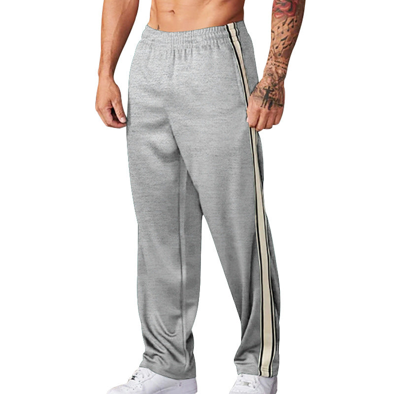 Herren Freizeitliche Trainingshose mit seitlichen Kontrasten R&B
