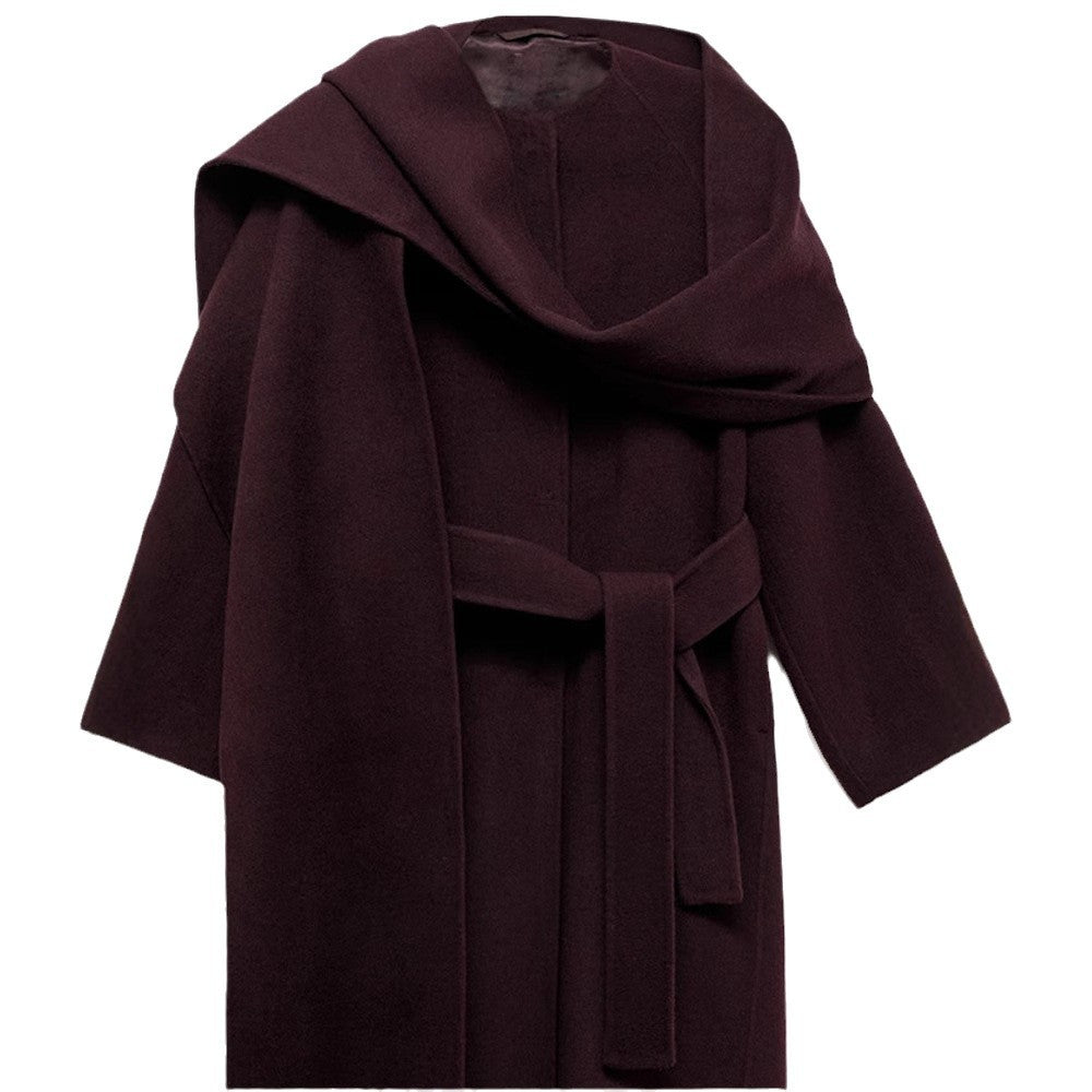 Damen eleganter Überwurf mit asymmetrischem Schnitt R&B