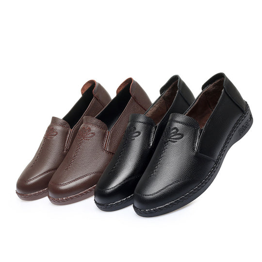Damen Elegante Mokassins aus weichem Leder mit atmungsaktiver Sohle R&B