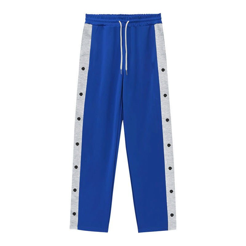 Damen Sportliche Freizeitpants mit Druckknöpfen an den Seiten R&B