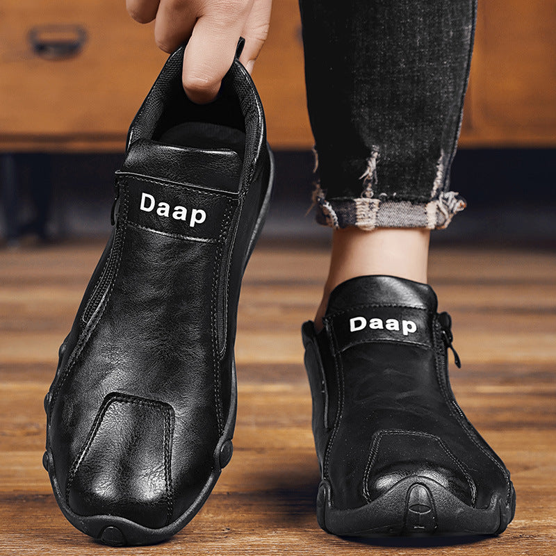 Damen modische Sneaker mit praktischem Reißverschluss R&B