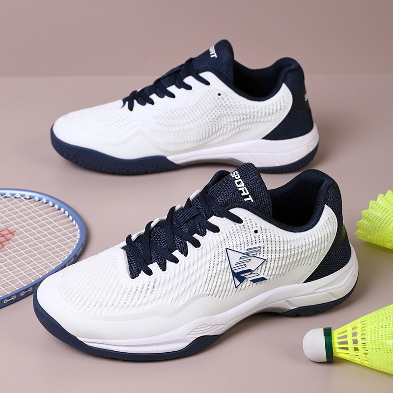 Damen Sportliche Badmintonschuhe mit rutschfester Sohle und atmungsaktiven Mesh-Einsätzen R&B