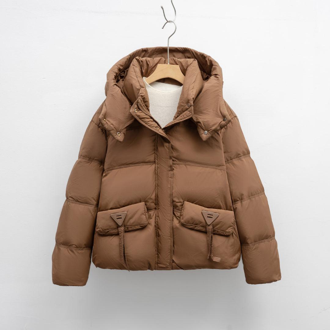 Damen Isolierte Steppjacke mit praktischen Taschen und Kapuze R&B