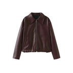 Damen modische jacke im Vintage-Stil mit hochwertiger Textur R&B