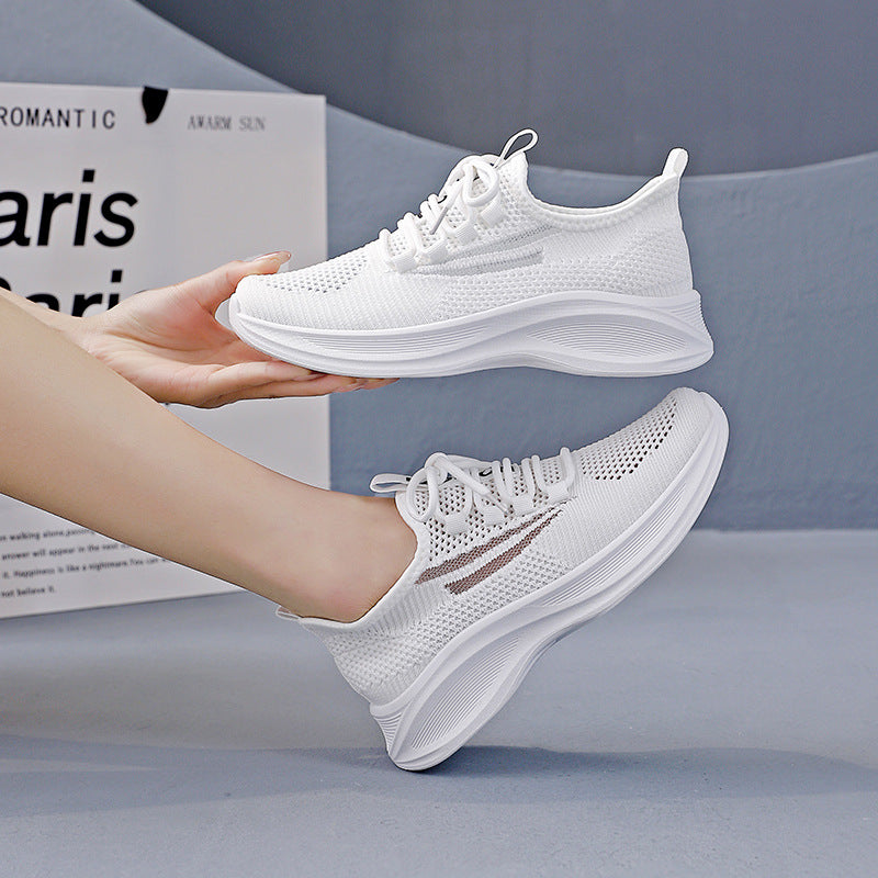 Damen Leichte Atmungsaktive Sneakers mit rutschfester Laufsohle R&B