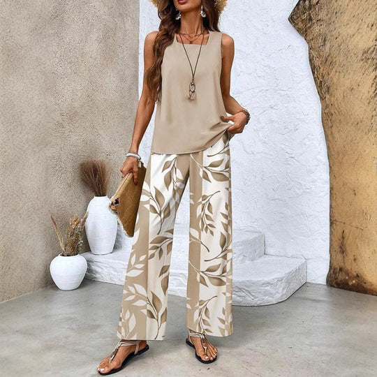 Damen Lässiges Set mit weitem Schnitt und floralem Design R&B